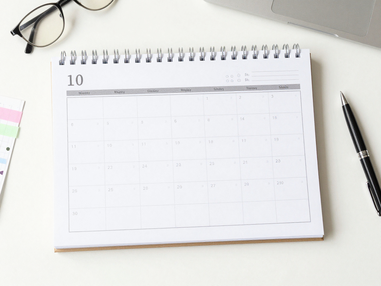 Calendar rhythm planner kit preview from Youngaicartilage